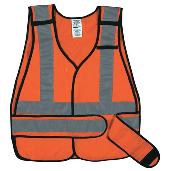 K Tay Designs ANSI 5-Point Break-Away Safety Vest Orange K 1115096